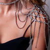 Elegant Rhinestone Shoulder Chain Body Jewelry