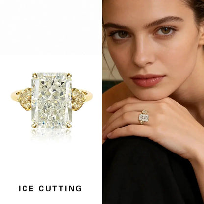 Prism Ice-Cut Adjustable Statement Ring – detail view 7