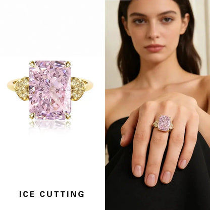 Prism Ice-Cut Adjustable Statement Ring – detail view 14
