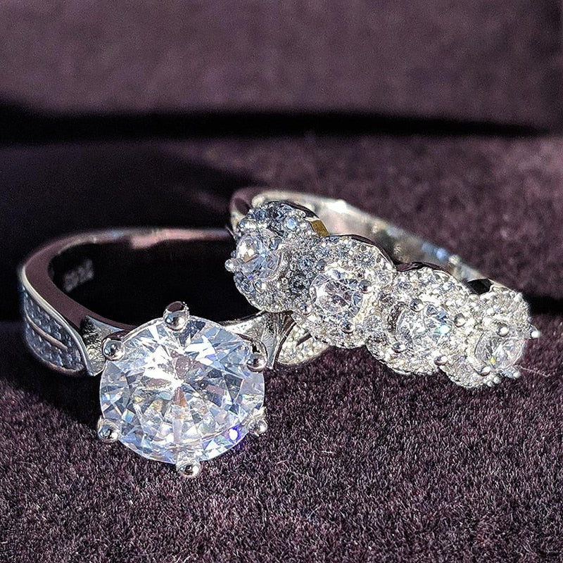 Luxurious Cubic Zirconia Bridal Ring
 Experience Timeless Elegance with Our Cubic Zirconia Luxury Wedding Ring
 Embrace classic sophistication with our exquisite cubic zirconia wedding ring. Crafted toGlam DuchessGlam DuchessLuxurious Cubic Zirconia Bridal Ring