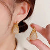 Load image into Gallery viewer, Hollow Crystal Hoop Earrings with Exquisite Design