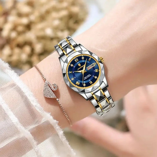 Luxury Quartz Stainless Steel Watch