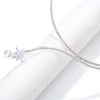 Crystal Pearl Pendant Choker Necklace with Rhinestone Embellishments