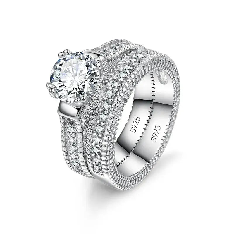 Eternal Radiance Bridal Ring Set – Glam Duchess