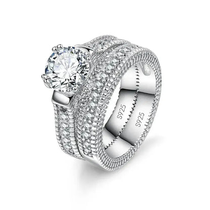 Eternal Radiance Bridal Ring Set – Glam Duchess
