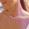 Enchanting Bridal Choker Backdrop Necklace for a Timeless Elegance