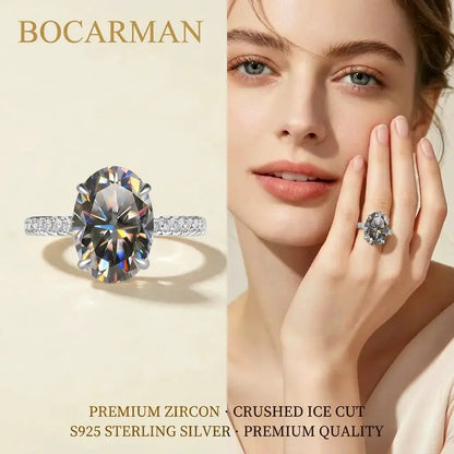 Celestia Oval Zircon Statement Ring – detail view 21