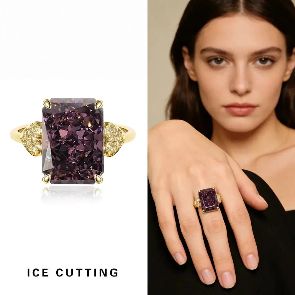 Prism Ice-Cut Adjustable Statement Ring – detail view 21