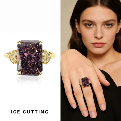 Prism Ice-Cut Adjustable Statement Ring – detail view 21