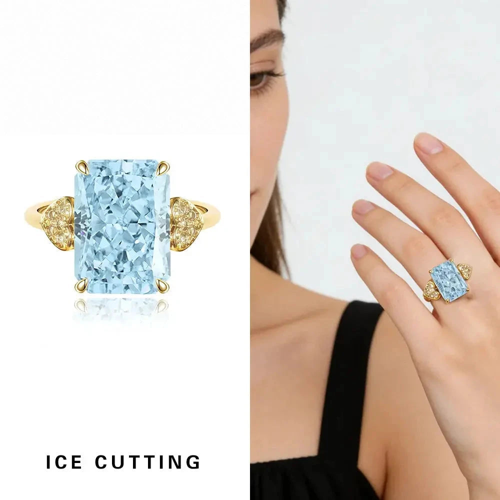 Prism Ice-Cut Adjustable Statement Ring – detail view 24