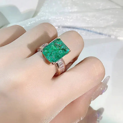 Aurora Color Zircon Ring Collection – detail view 7