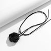 Load image into Gallery viewer, Big Rose Flower Velvet Clavicle Necklace Choker