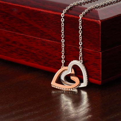 Eternal Love Gold Plated Heart Necklace with Cubic Zirconia