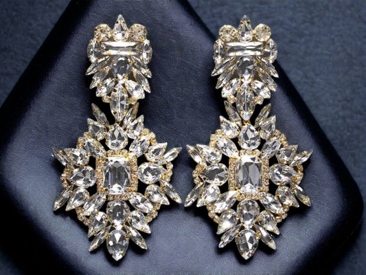Chunky LightWeight Wedding Statement Earrings