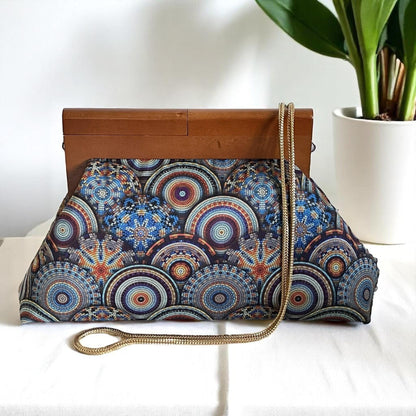 Oversized Handmade Clutch Bag Mosaic Pattern | Unique Statement Purse  & Artisan Accessory, Evening Bag