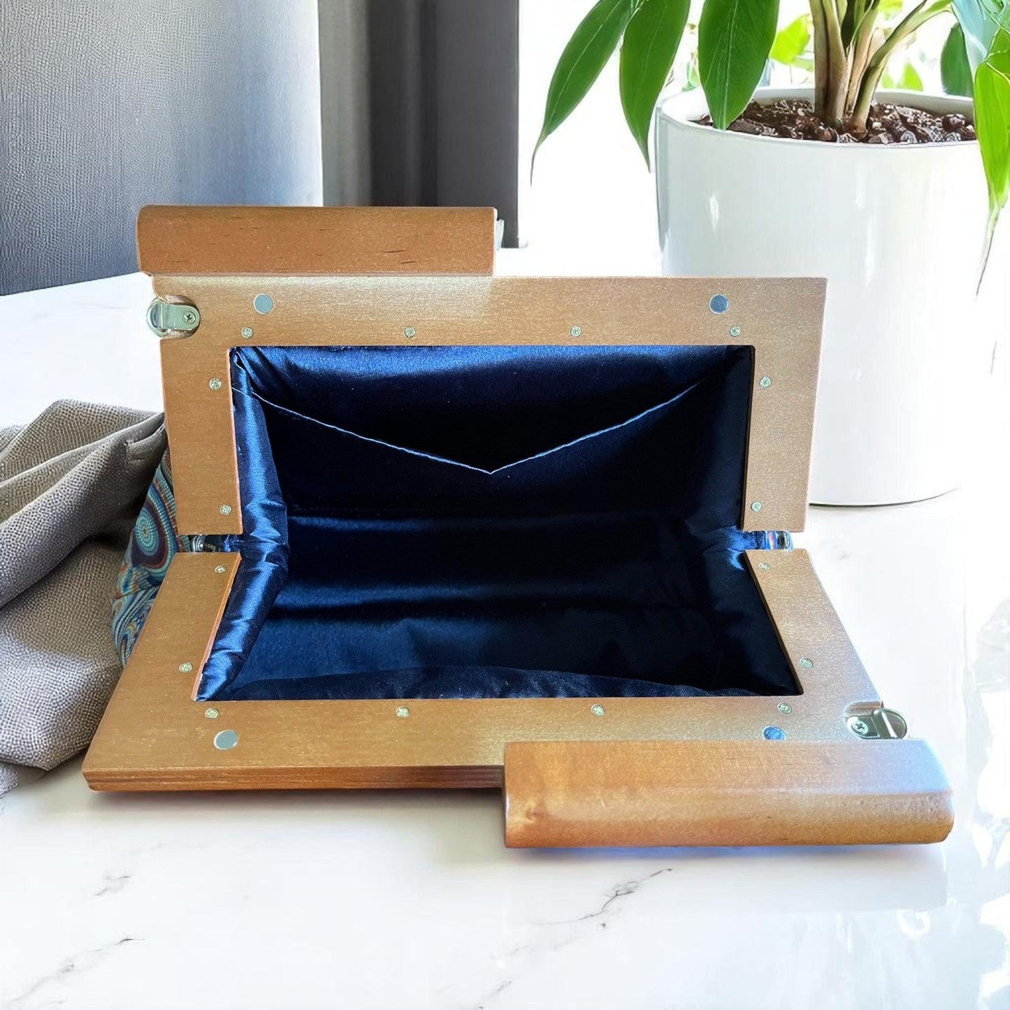 Oversized Handmade Clutch Bag Mosaic Pattern | Unique Statement Purse  & Artisan Accessory, Evening Bag